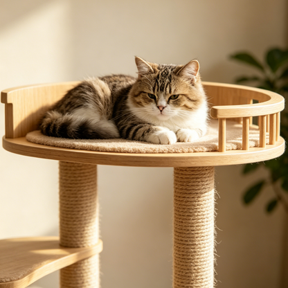 CloudScape Acrylic Cat Tower | Where Modern Home Aesthetics Meet Feline Fun